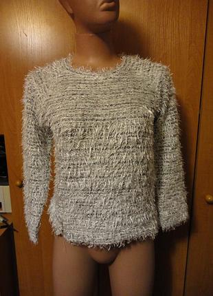 Свитер-травка с замками