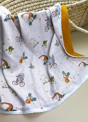 Муслінова ковдра ( 4-шарова) - 80*100 см