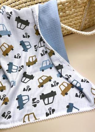 Муслінова ковдра ( 4-шарова) - 80*100 см