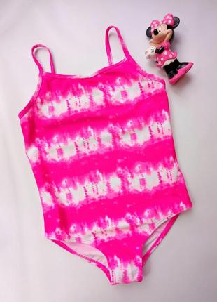 Яскравий суцільний цільний купальник yd 7-8лет, ріст 128