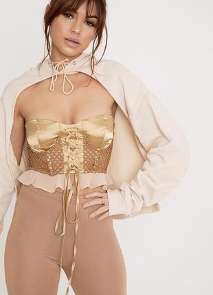 Новый корсет на шнуровке prettylittlething