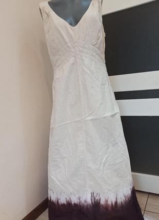 Лляна сукня next льняное платье р-р uk12-141 фото