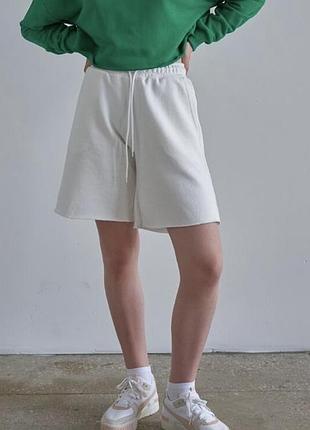Шорты спортивные летние трикотажные бермуды, шорты удлинённые бермуды, щорти спортивні бермуди літо