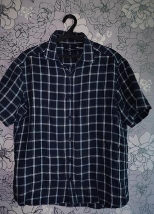 Рубашка лен marks & spenser m