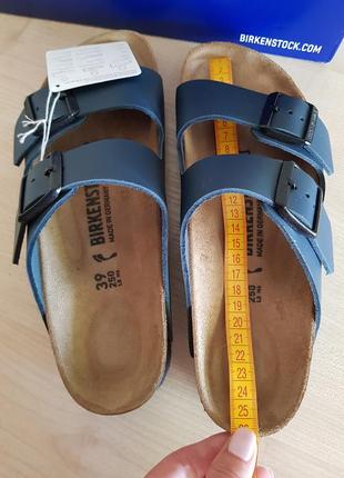 Полностью кожаные cланцы, шлепки birkenstock оригинал р.393 фото