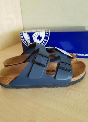 Полностью кожаные cланцы, шлепки birkenstock оригинал р.391 фото