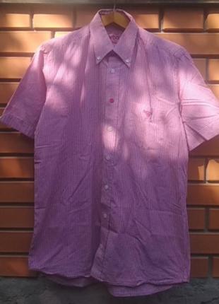 Сорочка в клітку, з коротким рукавом від відомого бренду barbour