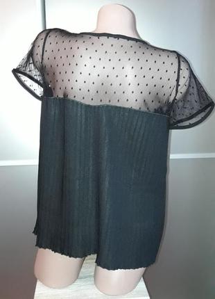 Блузка/блуза плиссе с фатином!2 фото