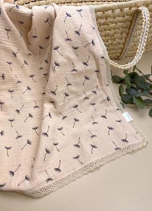 Муслінова ковдра ( 4-шарова) - 80*100 см