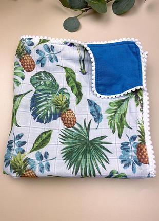 Муслінова ковдра ( 4-шарова) - 80*100 см