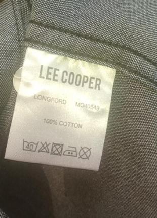 Рубашка серая от  бренда lee cooper9 фото
