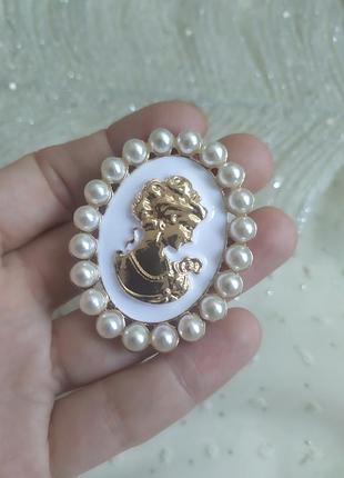 Брошка камея, брошка камея, брошка вінтаж
