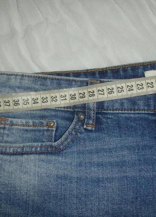 Шорты женские джинсовые размер 44 /10 синие  стрейчевые блузка в подарок6 фото