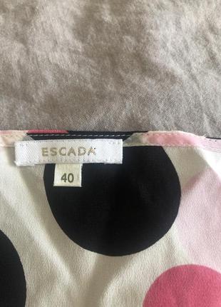 Шовкова блуза escada3 фото