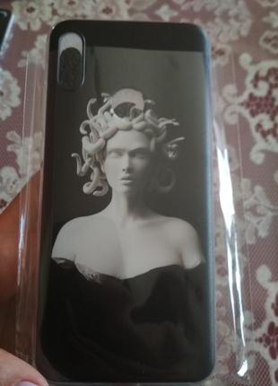 Чехол силиконовый на телефон huawei y6 2019г.