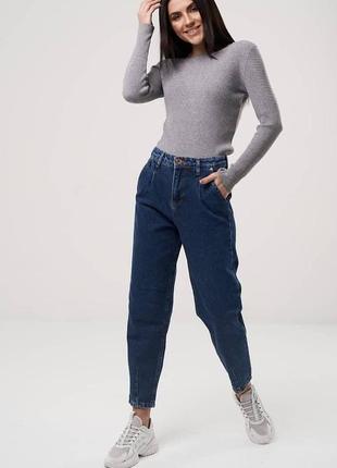 Джинси слоуч сині сірі чорні балони жіночі slouchy