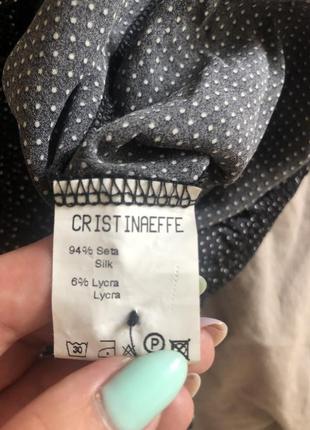 Шовкова блуза італійського бренду cristinaeffe4 фото
