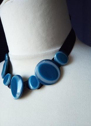 Намисто-чокер-короткі намиста хендмейд2 фото