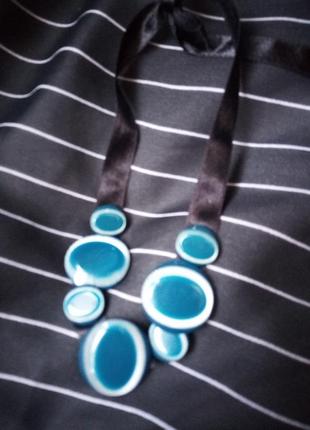 Намисто-чокер-короткі намиста хендмейд4 фото