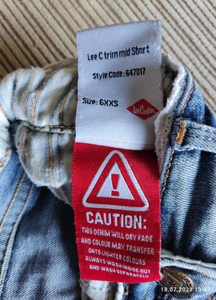 Джинсовые шорты lee cooper 7