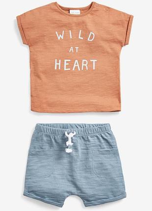 Набір шорти і футболка next