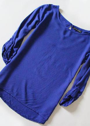 Красивая синяя блуза atmosphere, xs-s