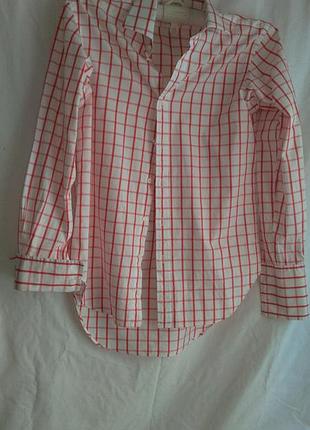 Красивая рубашка в клетку