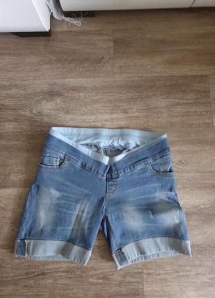 Джинсовые шорты для беременных