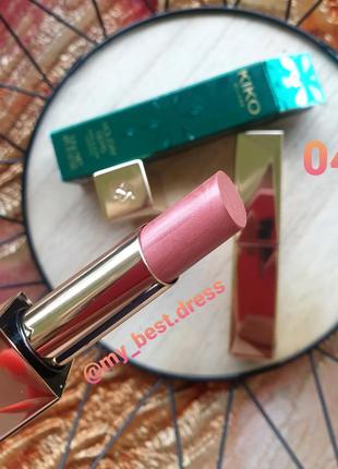 Kiko milano бальзам для губ з перламутровими пігментами kiko milano holiday gems care & glow lipstylo2 фото