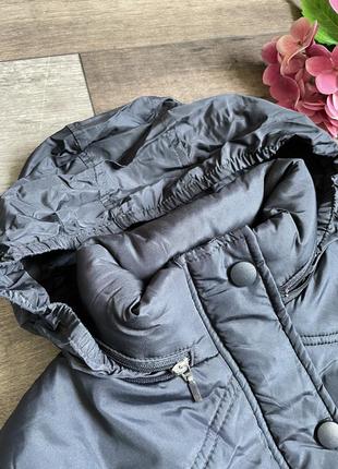 Куртка курточка итальялия темно-синяя на девочку 11-125 фото