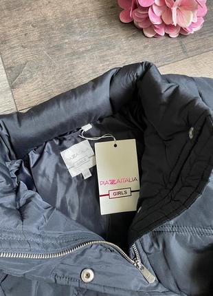 Куртка курточка итальялия темно-синяя на девочку 11-126 фото
