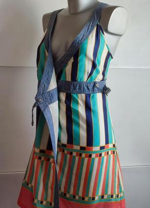 Платье-сарафан diesel с яркими полосами2 фото