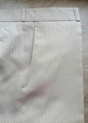 Легкі льнягые брюки світлі, розмір 56, vels2 фото