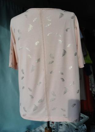 Легусенькая нежная  футболка - блуза4 фото