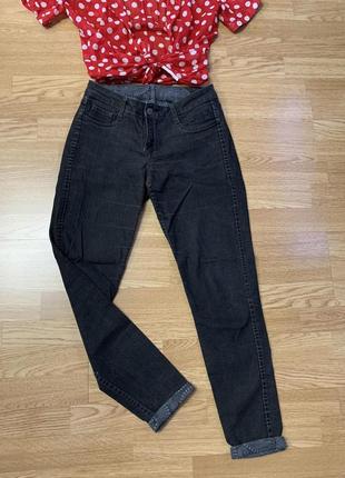 Фірмові чорні джинси bluelab на дві сторони,штани,штанці
