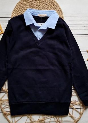 Кофта обманка для мальчика