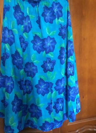 Яркая летняя юбка