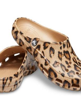 Crocs freesail leopard clog крокс сабо фрисеил леопард клоги