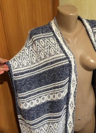Коттоновый кардиган,пончо,oversize!! 3