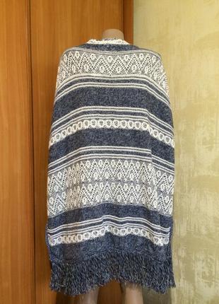 Коттоновый кардиган,пончо,oversize!! 5