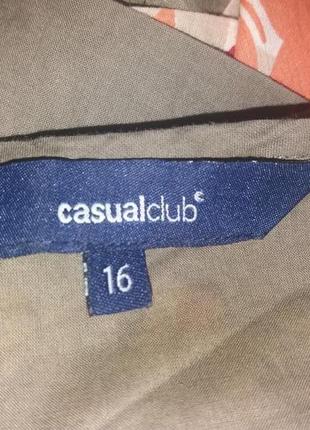 Рубашка легкая хлопок 100% casualclub 16р (50-52)5 фото