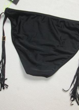 Шикарный раздельный черный купальник с бахромой и кистями boohoo 🍒🍹🍒7 фото