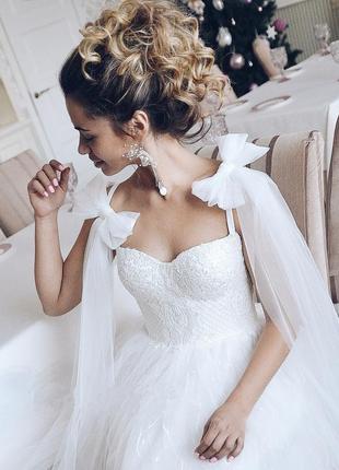 ‼️срочно‼️свадебное платье стиль бохо,рустик.весільна сукня ,boho20216 фото