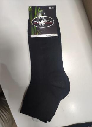 Шкарпетки монтекс чорні, середні, розмір 41-44
