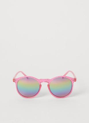 H&m нові фірмові стильні дитячі сонцезахисні окуляри в пластиковій оправі2 фото