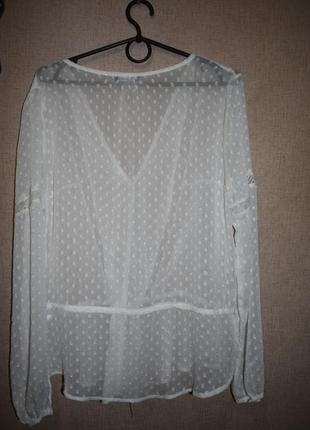 Блуза вінтажна прозора, morgan, розмір l-xl 2