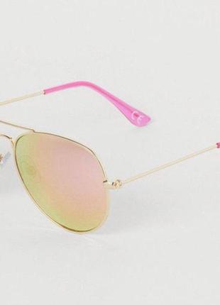 H&m нові фірмові стильні дитячі сонцезахисні окуляри авіатор