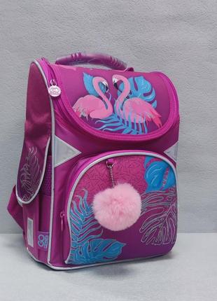 Рюкзак шкільний з ортопедичною спинкою для дівчинки1 фото
