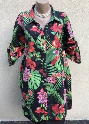 Блуза в ,цветочный принт,премиум бренд.sara lindholm