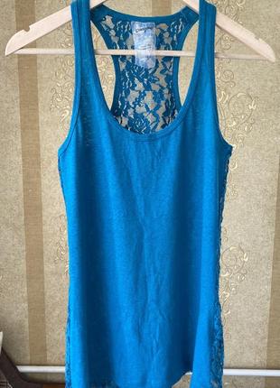 Топ з мереживом  майка жіноча